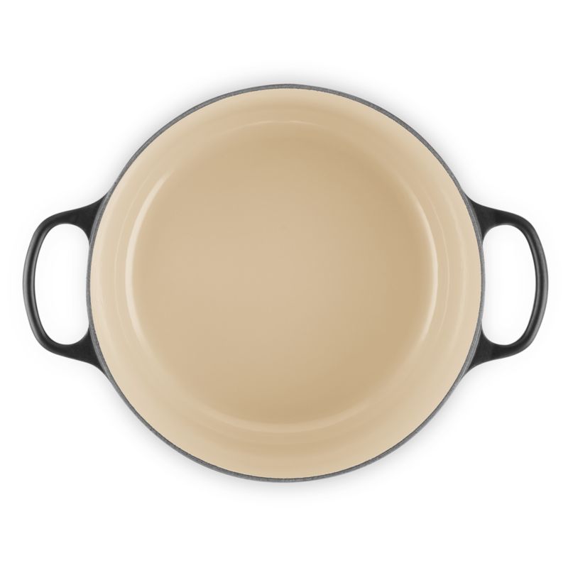 Le Creuset ® Signature 7.25-Qt. Licorice Black Enameled Cast Iron Dutch Oven - image 6 of 11