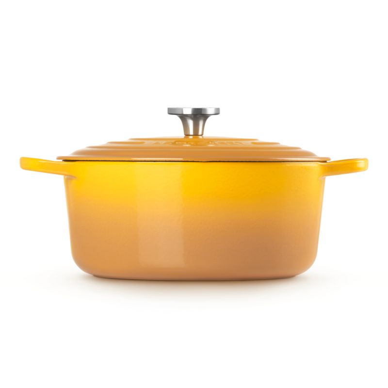 Le Creuset ® Signature 7.25-Qt. Nectar Enameled Cast Iron Round Dutch Oven - image 7 of 12