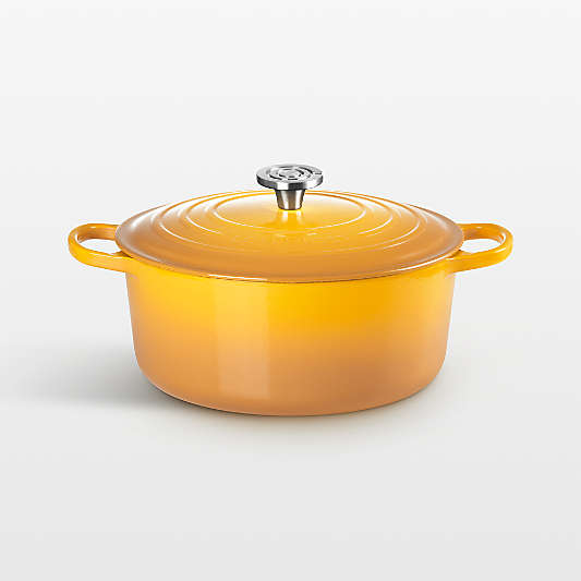 Le Creuset ® Signature 7.25-Qt. Nectar Enameled Cast Iron Round Dutch Oven