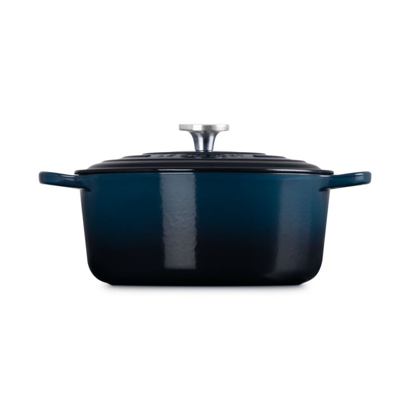 Le Creuset ® Signature 6.7L/7.25-Qt Nuit Enameled Cast Iron Round Dutch Oven - image 8 of 14