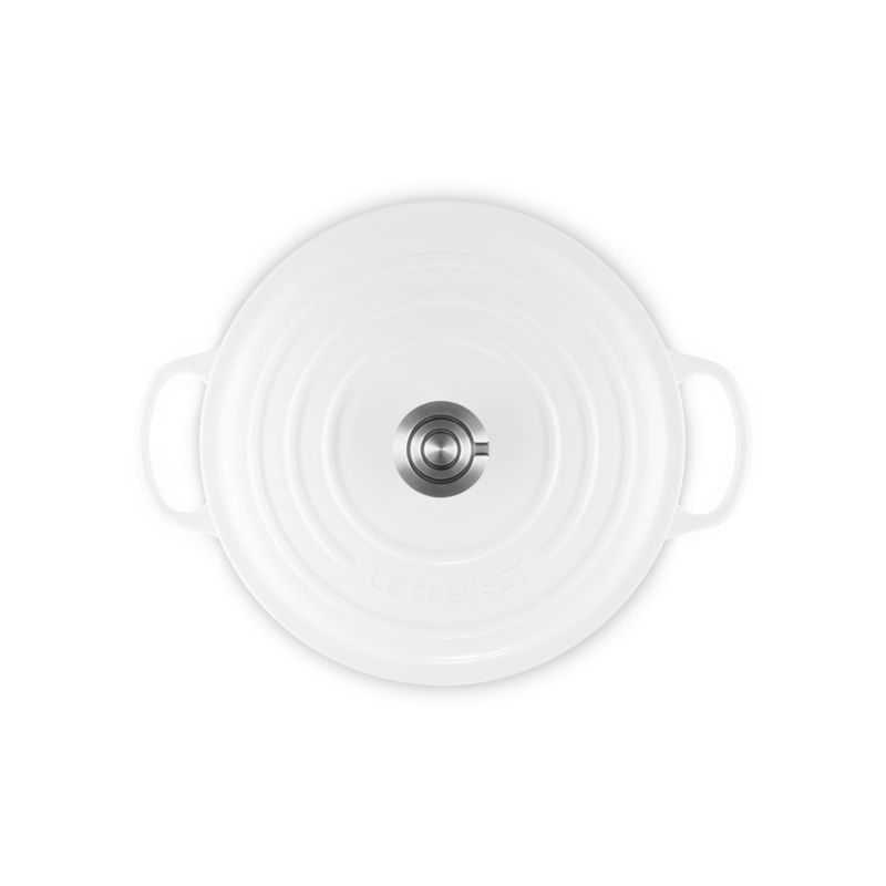 Le Creuset ® Signature 7.25-Qt. White Enameled Cast Iron Dutch Oven - image 1 of 11
