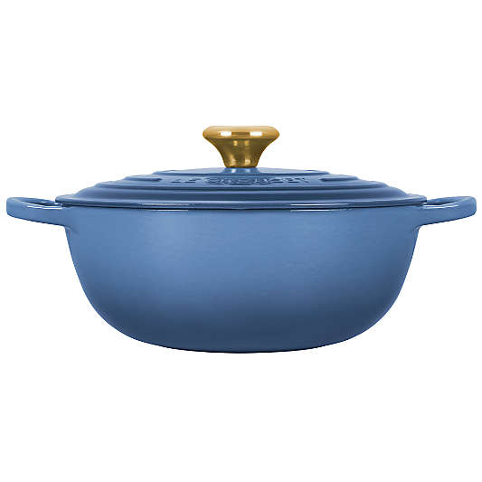 Le Creuset ® Signature 7.5-Qt. Chambray Blue Enameled Cast Iron Chef Oven