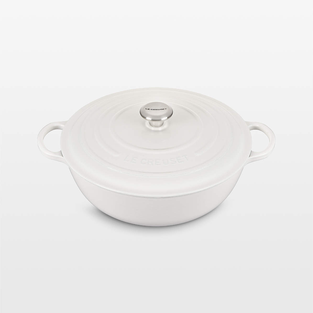 Le Creuset 5 Piece Cast Iron Cookware Set - White - Loft410