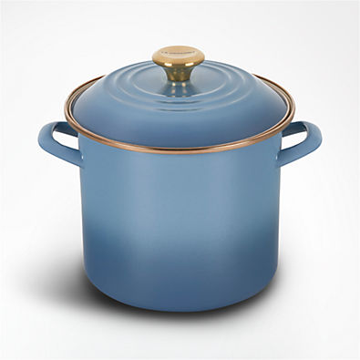 View Le Creuset ® 8-Qt. Chambray Enameled Stockpot details