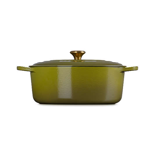 Le Creuset Signature ® 8-Qt. Olive Enameled Cast Iron Oval Dutch Oven