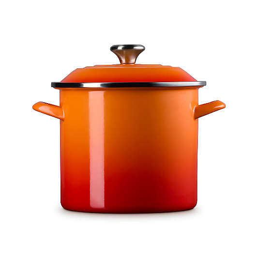 Le Creuset ® 8-Qt. Flame Enameled Stockpot with Stainless Steel Knob