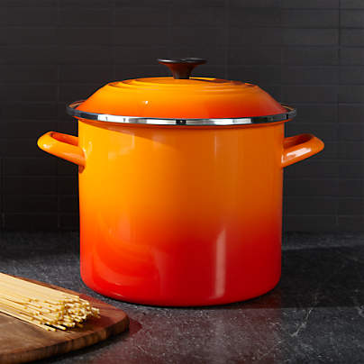 Le Creuset ® Flame 8-Qt. Enameled Stockpot