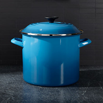 View Le Creuset ® 8-Qt. Marseille Blue Enameled Stockpot details