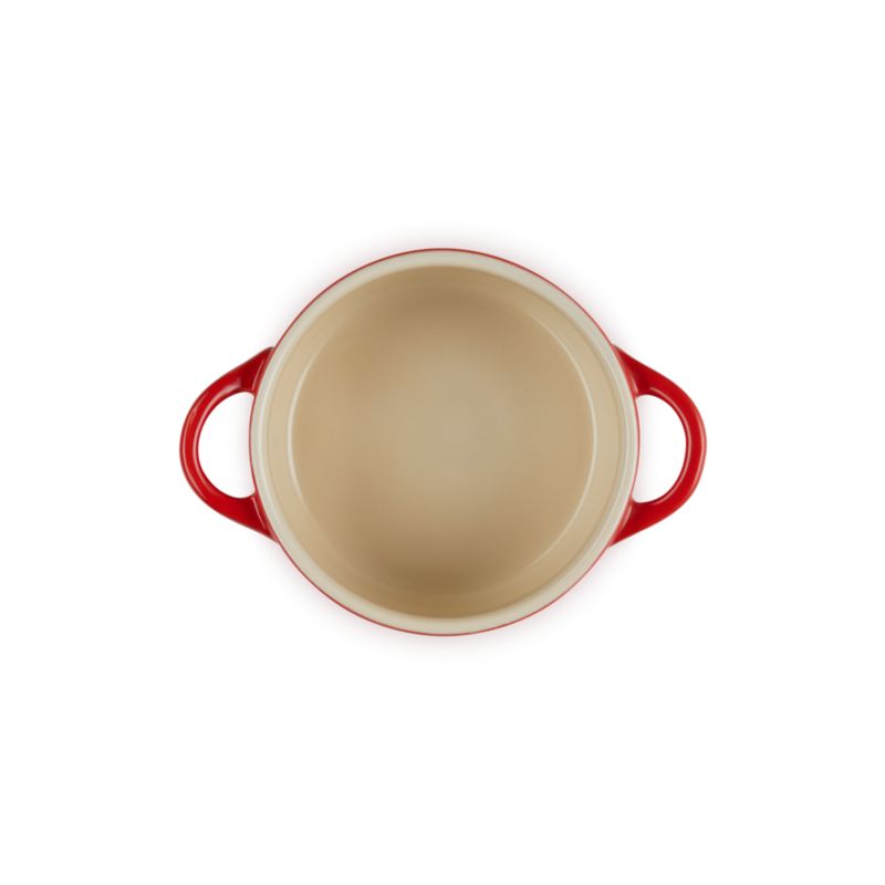 Le Creuset ® 8 oz. Cerise Holly Mini Round Cocotte with Gold Knob - image 3 of 6