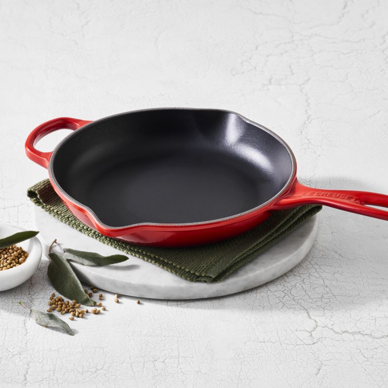 Le Creuset ® Signature 9" Cerise Enameled Cast Iron Skillet - image 1 of 8