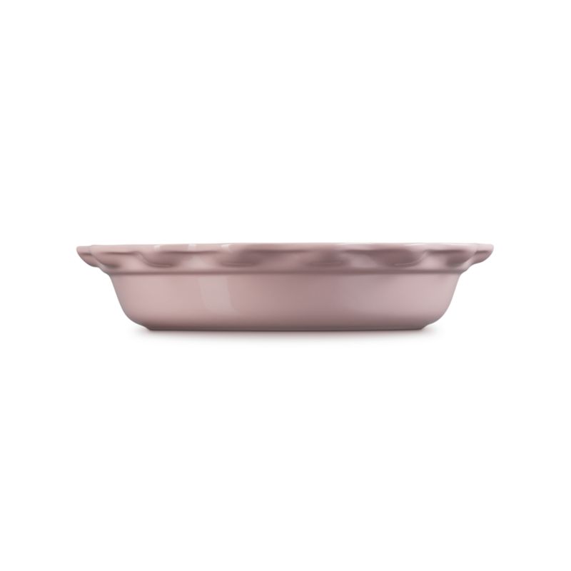 Le Creuset ® Heritage 9" Chiffon Pink Stoneware Pie Dish - image 2 of 4