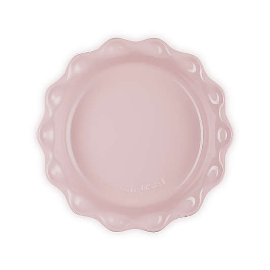 Le Creuset ® Heritage 9" Chiffon Pink Stoneware Pie Dish
