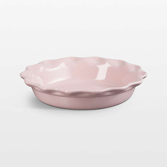 Le Creuset ® Heritage 9" Chiffon Pink Stoneware Pie Dish