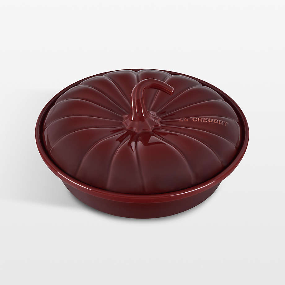 Le Creuset 9" Rhone Figural Pumpkin Covered Baker Crate & Barrel