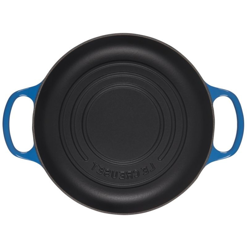 Le Creuset ® 9.5" Marseille Blue Enameled Cast Iron Bread Oven - image 7 of 8
