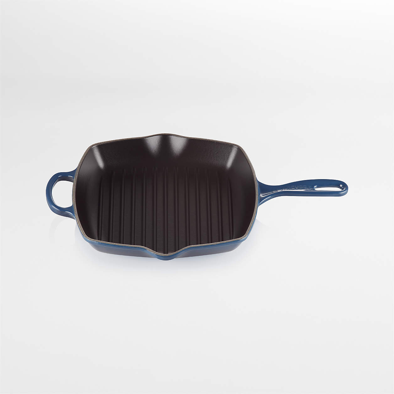 Le Creuset Signature 9.5" Ink Square Grill Pan Crate & Barrel Canada