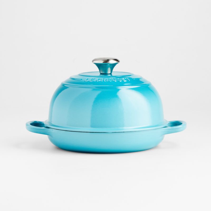 Le Creuset Signature Wide Oval 3.5-Qt. Caribbean Blue Enameled