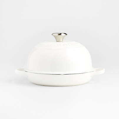 Le Creuset ® 9.5" White Enameled Cast Iron Bread Oven