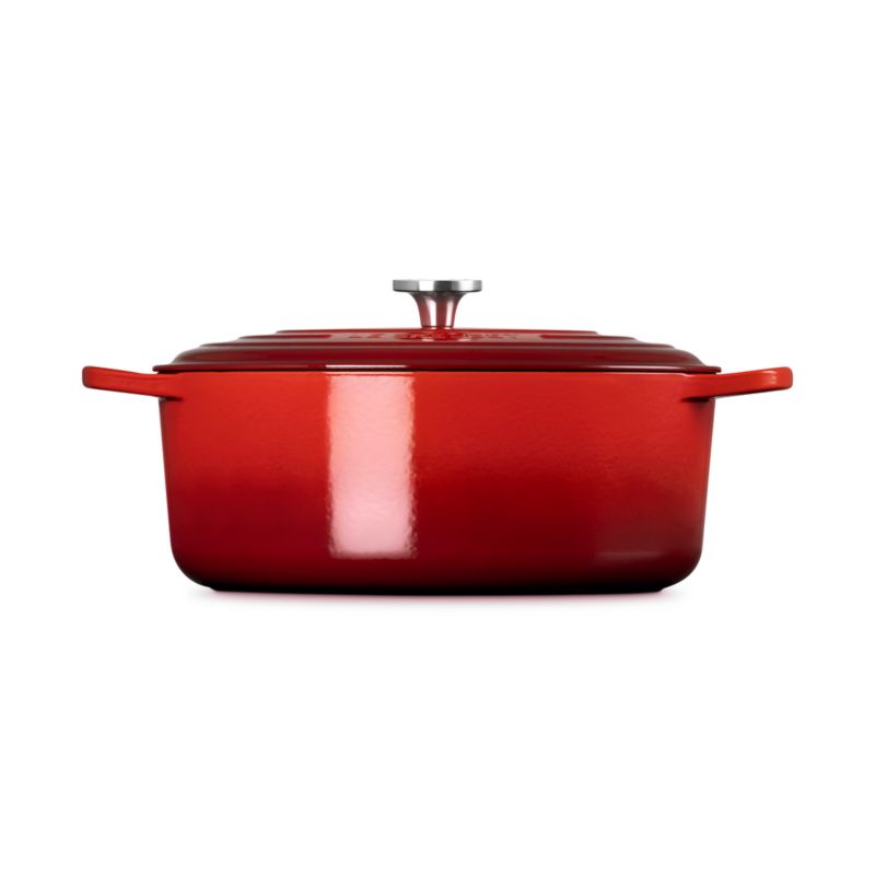 Le Creuset ® Signature 9.5-Qt. Cerise Enameled Cast Iron Oval Dutch Oven - image 2 of 8