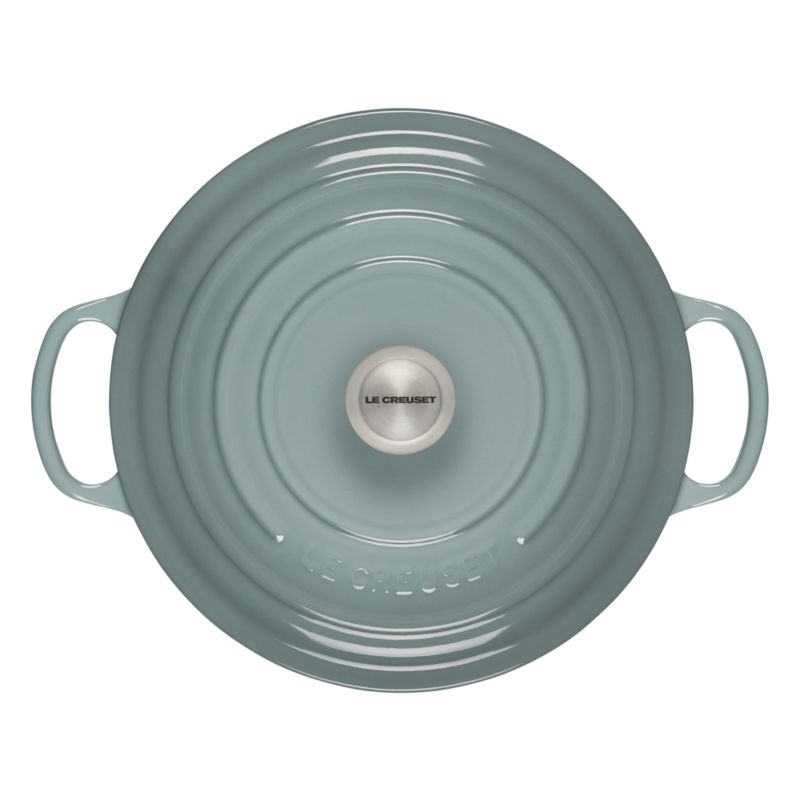 Le Creuset ® Signature 9-Qt. Sea Salt Blue Enameled Cast Iron Dutch Oven - image 1 of 9