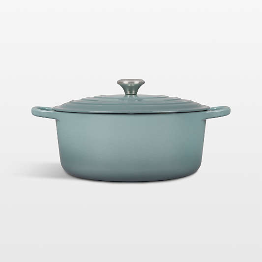 Le Creuset ® Signature 9-Qt. Sea Salt Blue Enameled Cast Iron Dutch Oven