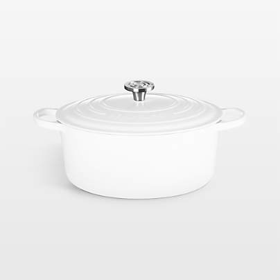 Le Creuset ® Signature 9-Qt. White Enameled Cast Iron Dutch Oven