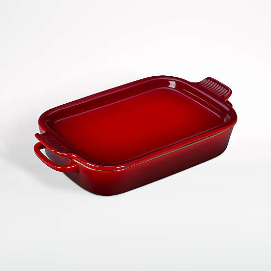 Le Creuset ® Cerise Rectangular Baker with Platter Lid