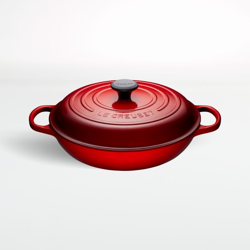 Le Creuset ® Signature 3.5-Liter/3.7-Quart Cerise Red Braiser