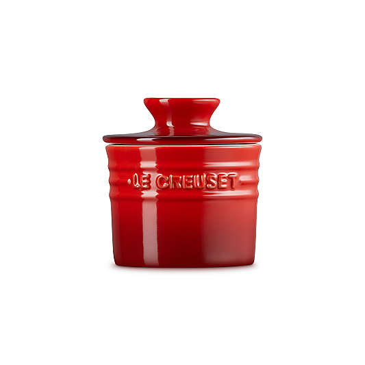 Le Creuset ® Cerise 6-oz. Stoneware Butter Crock