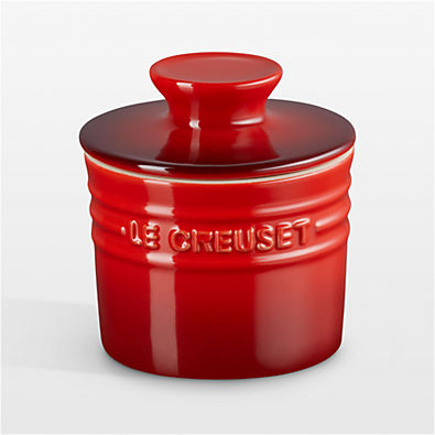 View Le Creuset ® Cerise 6-oz. Stoneware Butter Crock details