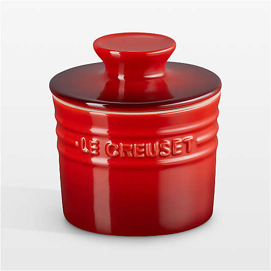 Le Creuset ® Cerise 6-oz. Stoneware Butter Crock