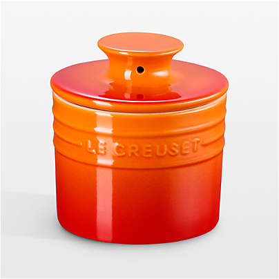 Le Creuset ® Flame 6-oz. Stoneware Butter Crock