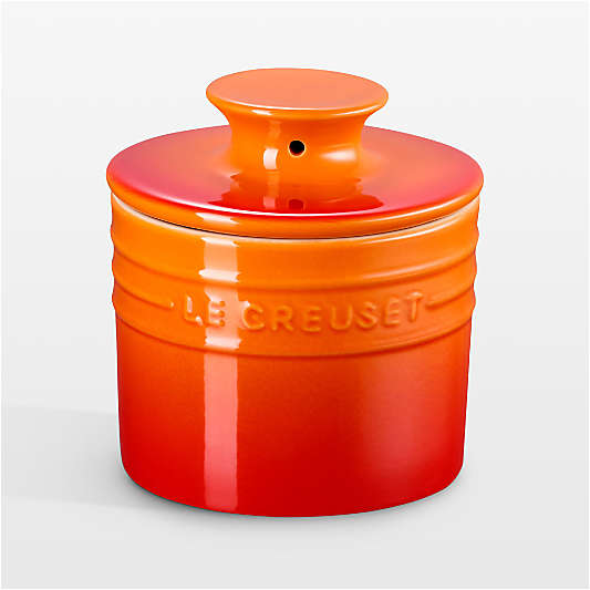 Le Creuset ® Flame 6-oz. Stoneware Butter Crock