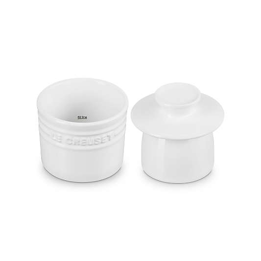 Le Creuset ® 0.17L White Stoneware Butter Bell Crock