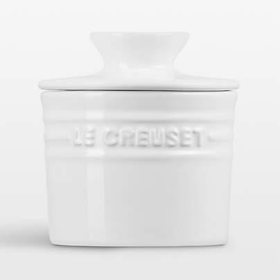 Le Creuset ® 0.17L White Stoneware Butter Bell Crock