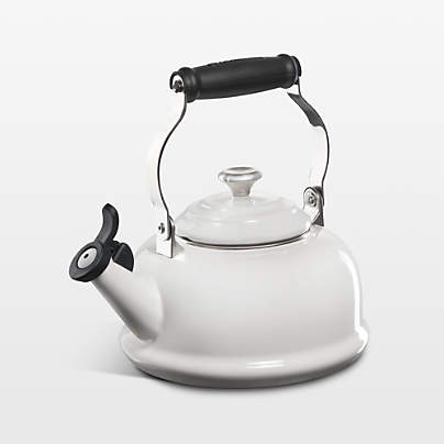 Le Creuset ® Classic 1.7-Qt. White Whistling Stovetop Tea Kettle