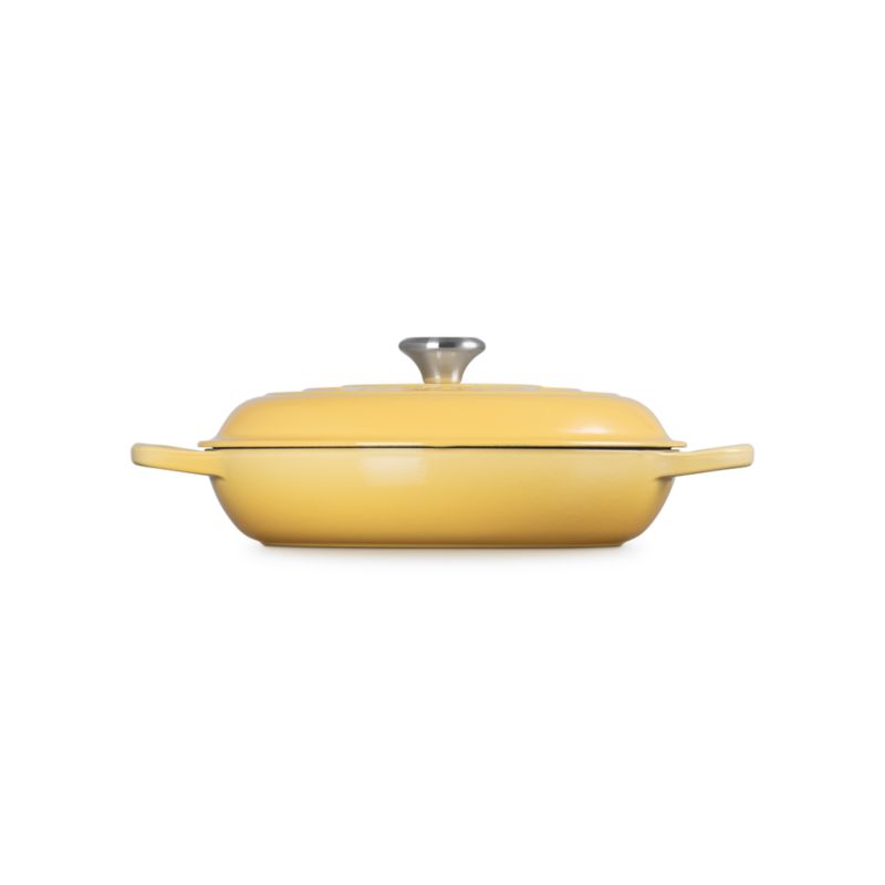 Le Creuset ® Signature 3.5L/3.7-Qt. Camomille Enameled Cast Iron Braiser - image 3 of 4