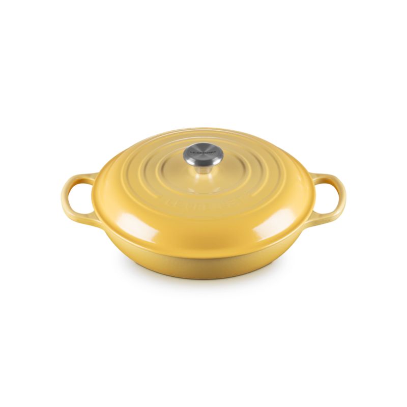 Le Creuset ® Signature 3.5L/3.7-Qt. Camomille Enameled Cast Iron Braiser - image 2 of 4