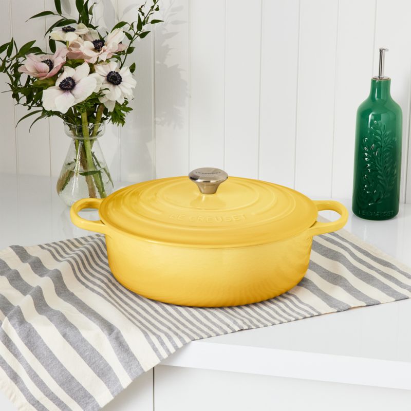 Le Creuset ® Signature 6.2L Camomille Enameled Cast Iron Shallow Dutch Oven - image 1 of 3