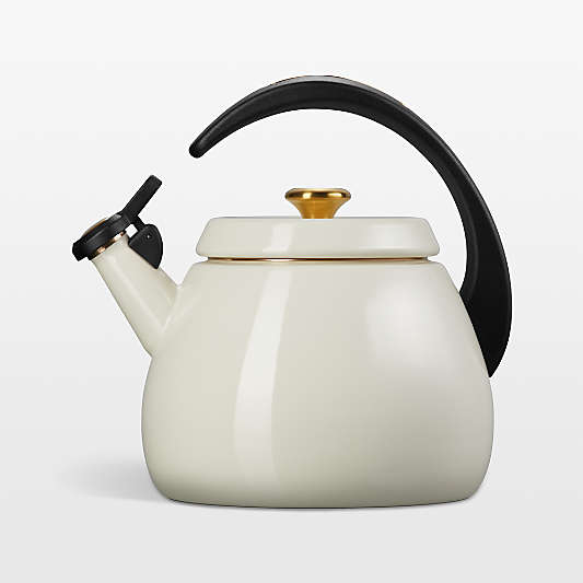 Le Creuset ® Cloche 2.2-Qt. Cream Stovetop Tea Kettle
