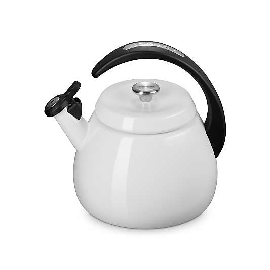 Le Creuset ® Cloche 2.2-Qt. White Stovetop Tea Kettle