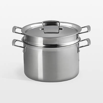Le Creuset ® Classic Stainless Steel 7.5-Qt. Deep Pasta Pot with Lid and Sieve
