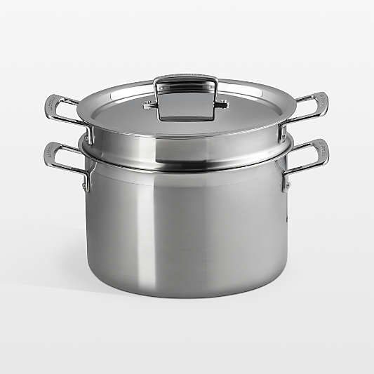 Le Creuset ® Classic Stainless Steel 7.5-Qt. Deep Pasta Pot with Lid and Sieve