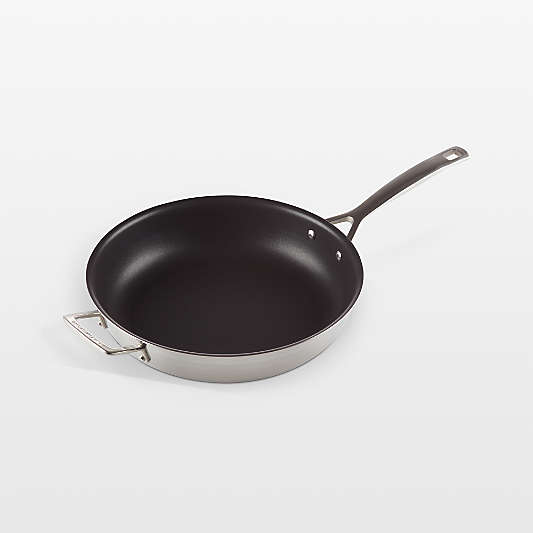 Le Creuset ® Classic Stainless Steel 12" Fry Pan with Ceramic Non-Stick Interior