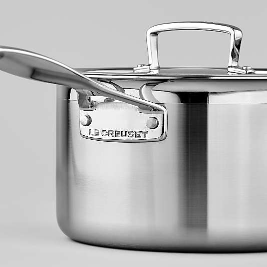 Le Creuset ® Classic Stainless Steel 3-Qt. Covered Sauce Pan