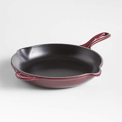 Enameled Cast Iron 9 Grill Pan - Red