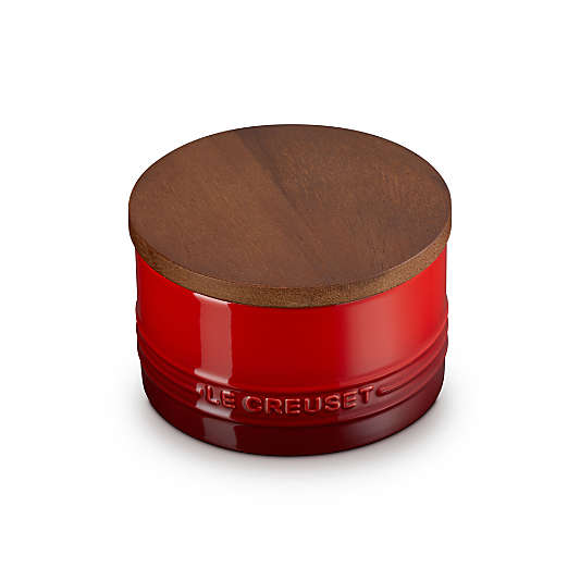 Le Creuset ® 16-Oz. Cerise Stoneware Canister