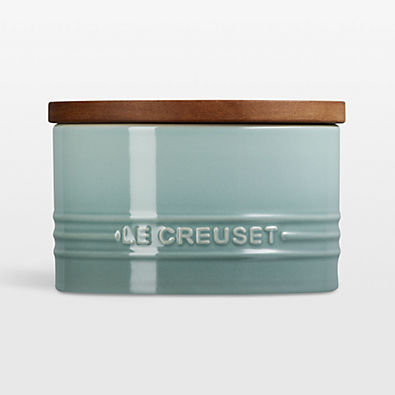 View Le Creuset ® 16-Oz. Sea Salt Stoneware Canister details
