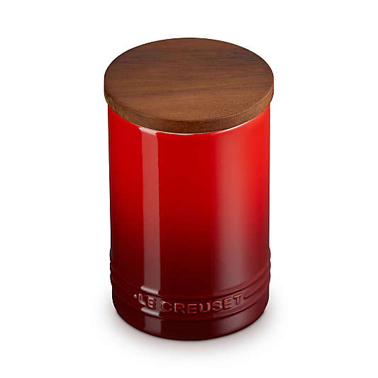 Le Creuset ® 26-Oz. Cerise Stoneware Canister
