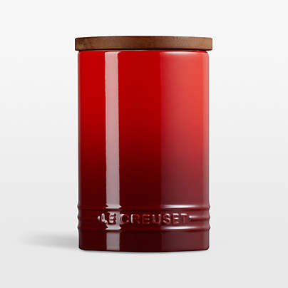 Le Creuset ® 26-Oz. Cerise Stoneware Canister
